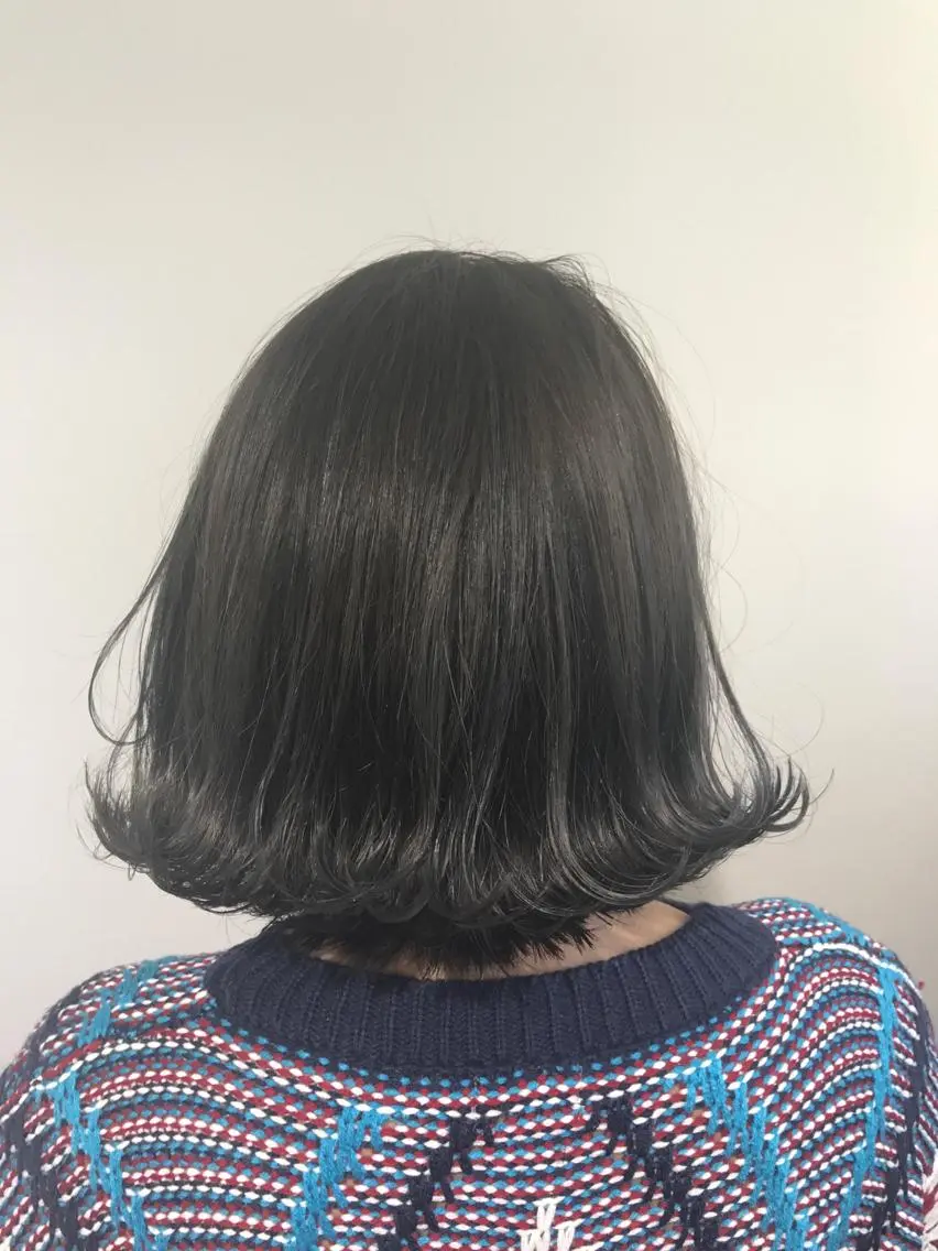 ショート カット ヘアカラー トリートメント shi hoのヘアスタイル