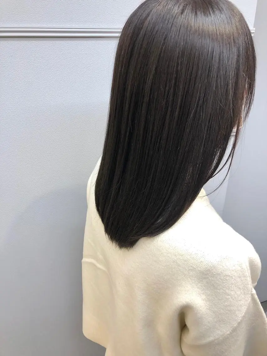 セミロング カット ヘアカラー [仙台髪質改善]小原 弘之のヘアスタイル
