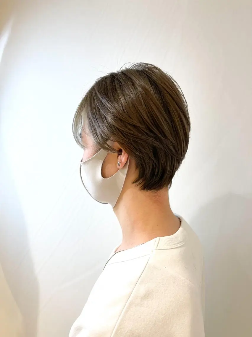 ショート メンズ ハンサムショート 髪質改善 ショートヘア カット ヘアカラー トリートメント 髪質改善縮毛矯正 💎TOMOのヘアスタイル