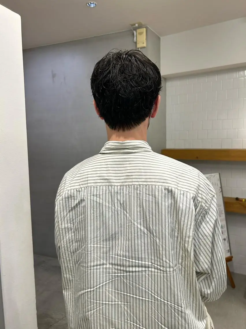 ショート カラー パーマ ショートヘア 、 、のヘアスタイル