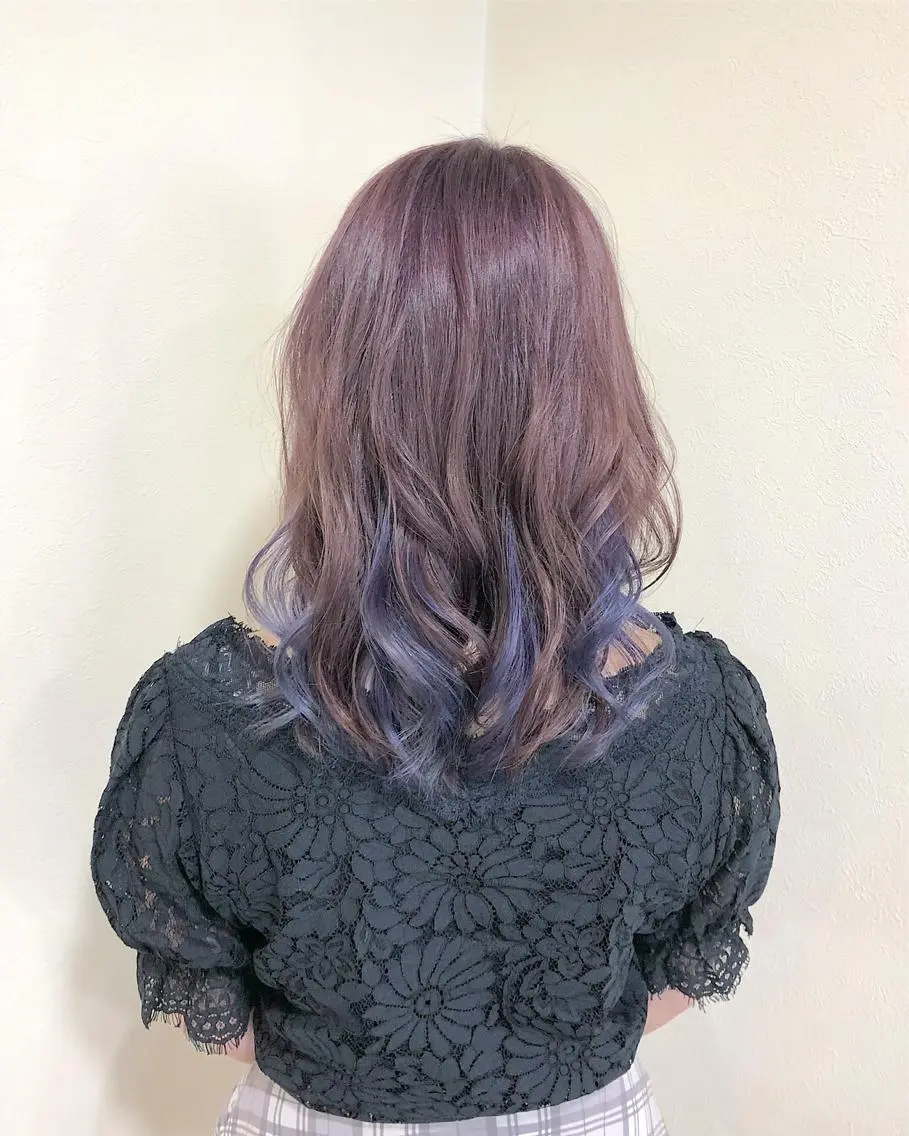 ミディアム アッシュ ヤマグチ ヒカルのヘアスタイル