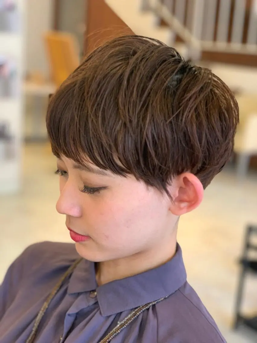 ショート ショートヘア トリートメント 本田 卓也のヘアスタイル