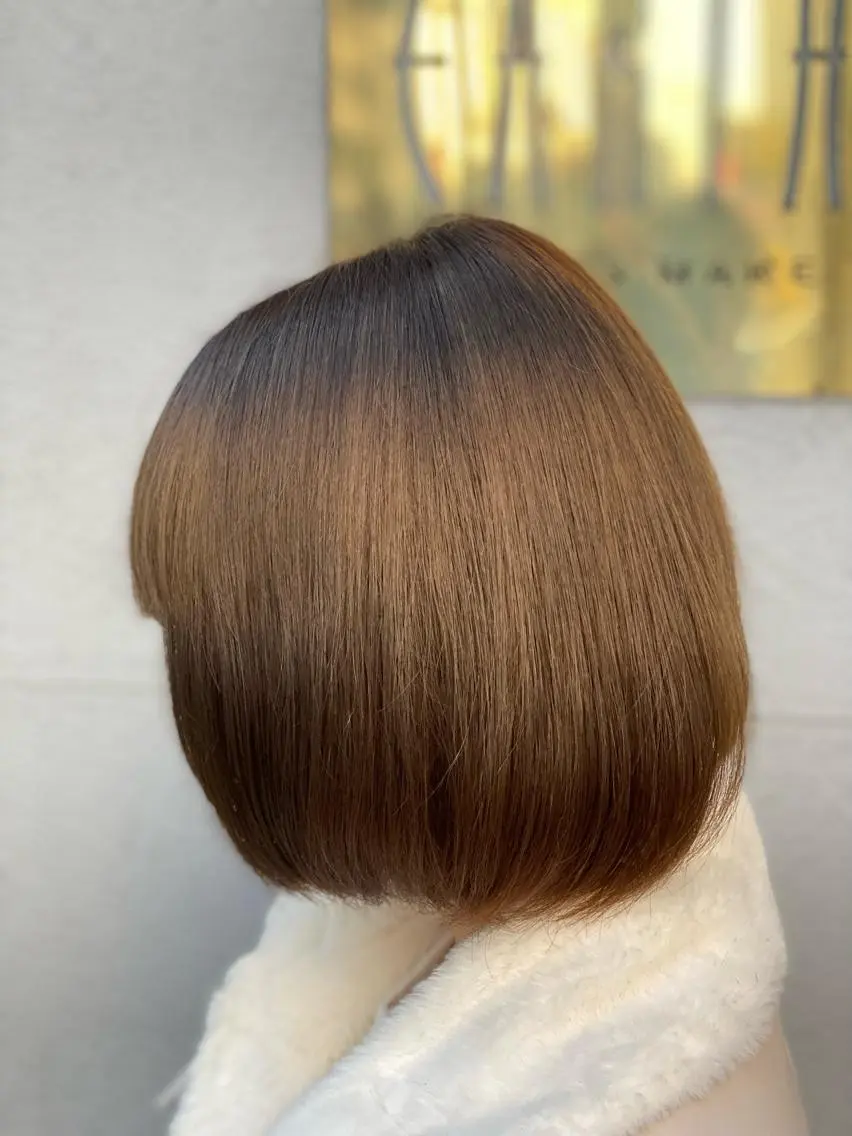 ショート ヘアカラー 縮毛矯正 トリートメント ✨美髪矯正の専門家✨ 髪質改善 松村のヘアスタイル