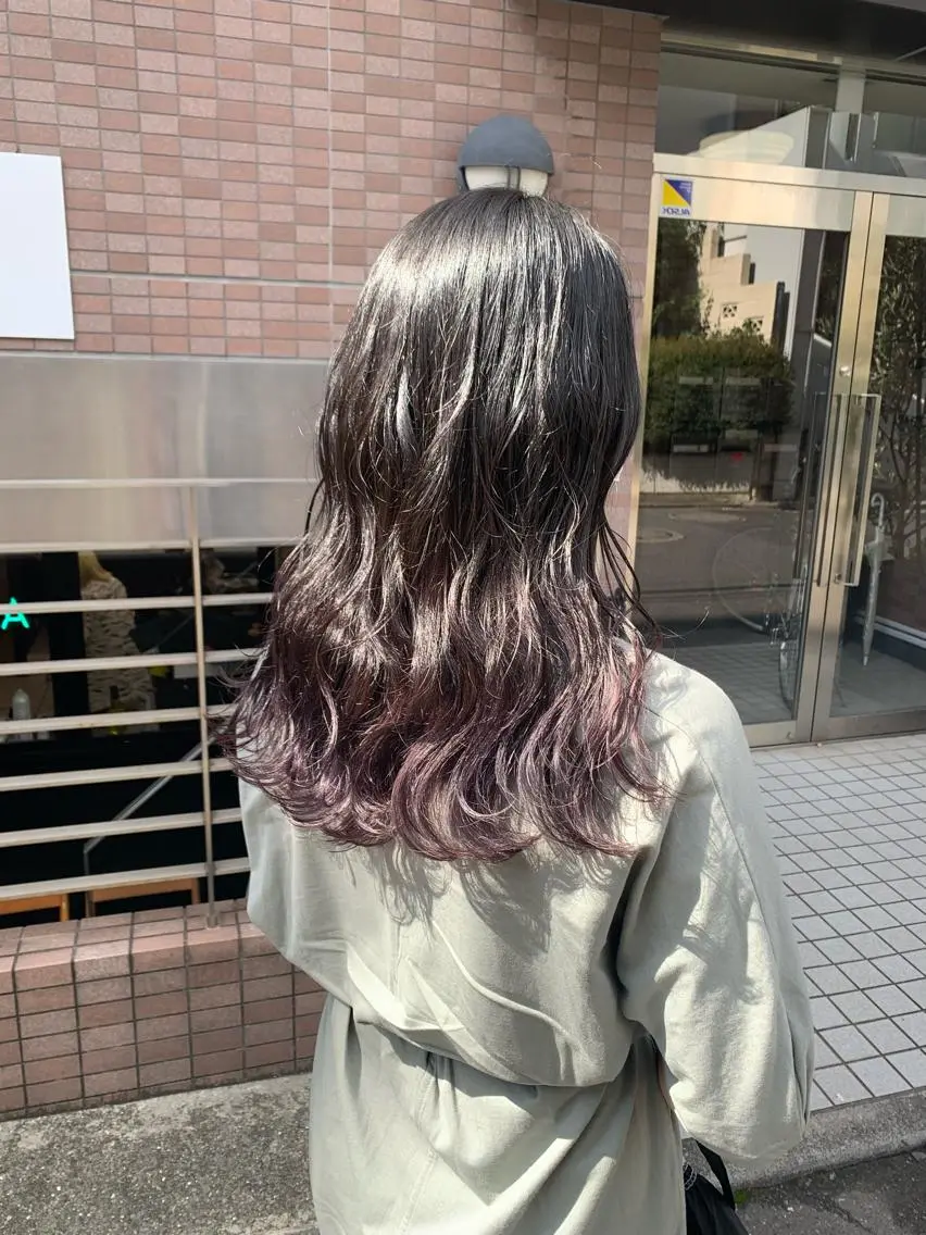 セミロング ヘアカラー トリートメント 🦋レイヤー特化/ 羽エク/ナツミ🦋のヘアスタイル