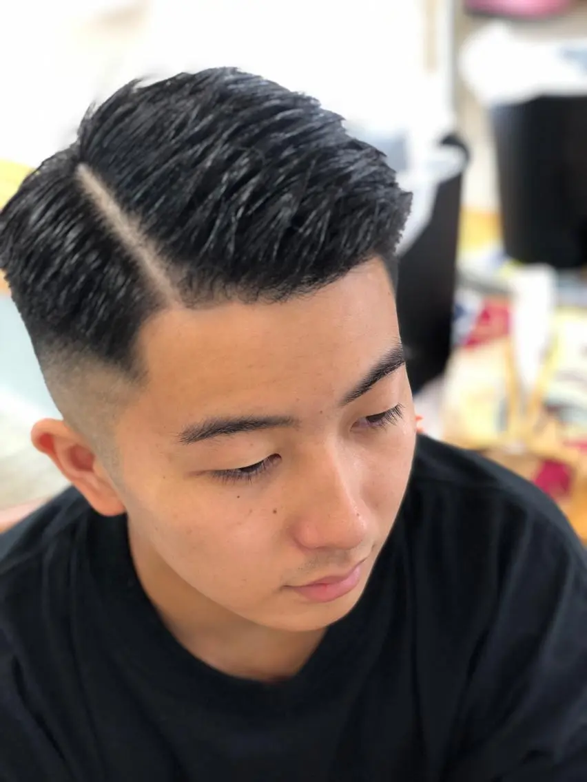 ショート メンズ フェードカット 田中 翔隆のヘアスタイル