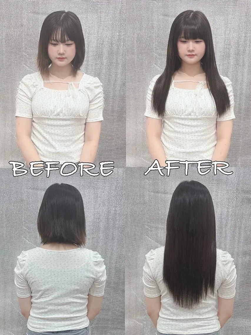 カラー ヘアアレンジ ロング シールエクステ バレイヤージュ ブリーチ ケアブリーチ ダブルカラー LIP 大阪本店 エクステ MISAのヘアスタイル