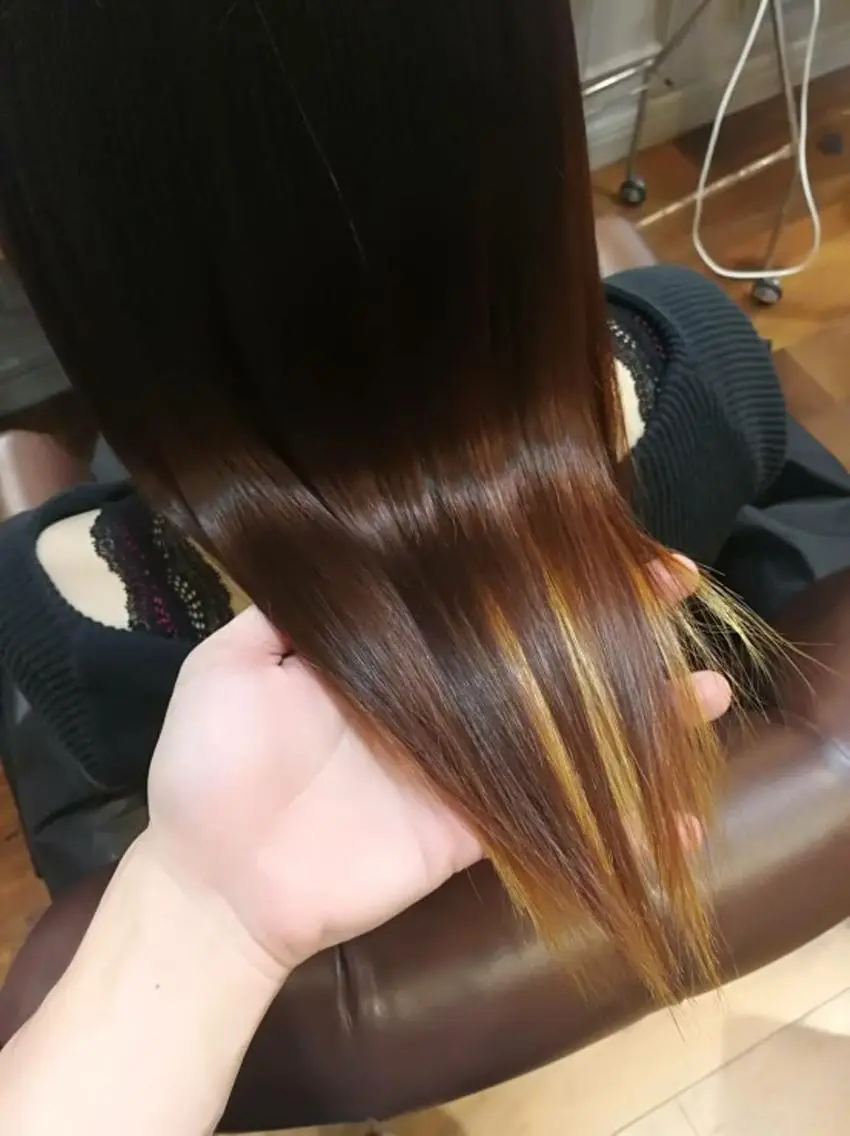 カラー ブリーチ メンズ縮毛矯正✂ 髪質改善✄金井雄司のヘアスタイル