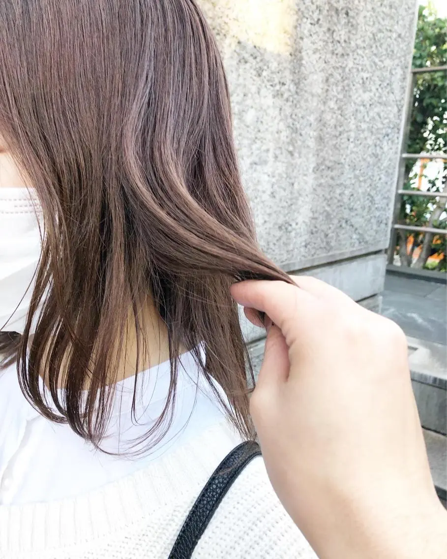 ミディアム カラー ヘアアレンジ 透明感カラー カット ヘアカラー トリートメント メンズ特化✂️栗原 侑也のヘアスタイル