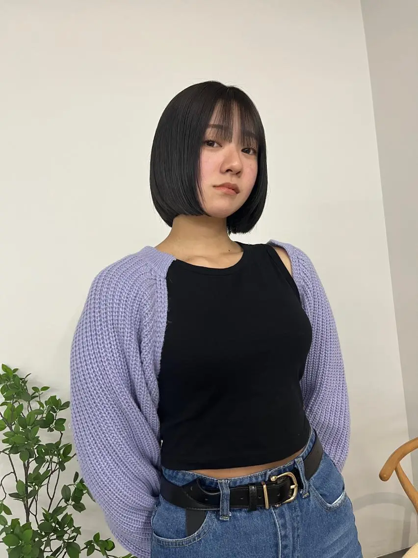 ミディアム 加藤 悠真のヘアスタイル