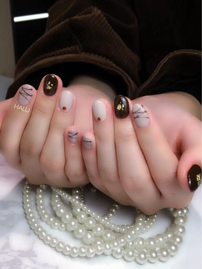 ネイル シンプルネイル HALU ハルのネイルデザイン