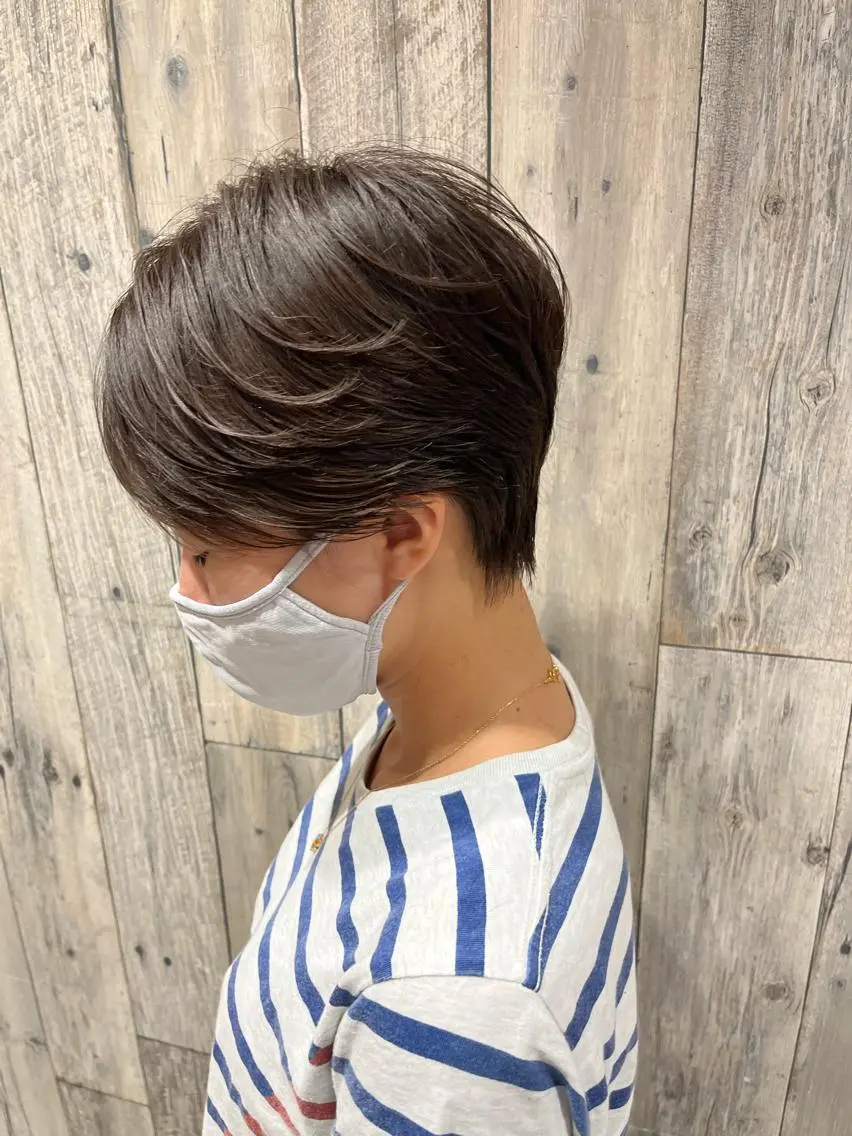 ショート 角田 雅行のヘアスタイル