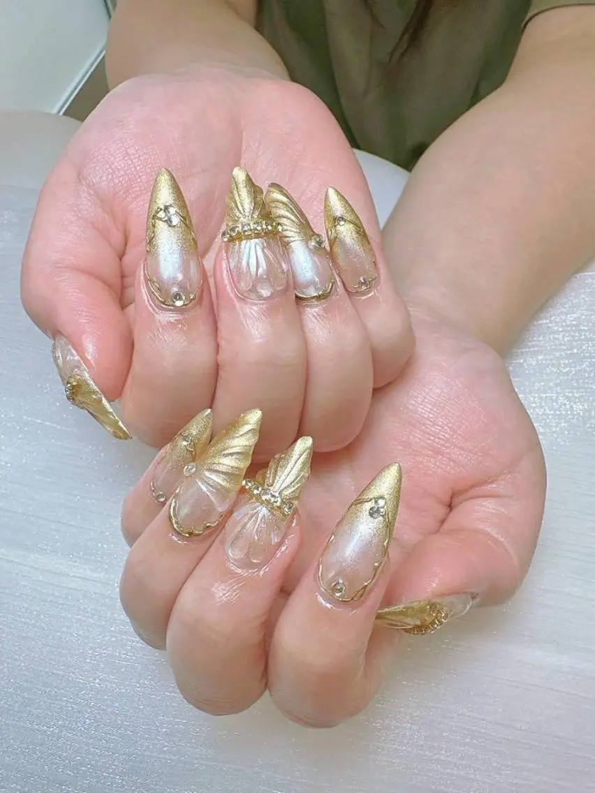 ネイル ジェルネイル マグネットネイル 持ち込み オフィスネイル パラジェル ハンドネイル Mihana Nails.*♡のネイルデザイン