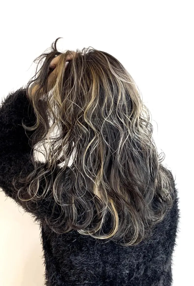 セミロング 3Dハイライト 外国人風カラー ハイライト ❤️千葉県代表❤️ 店長❤️柿本翔一朗のヘアスタイル