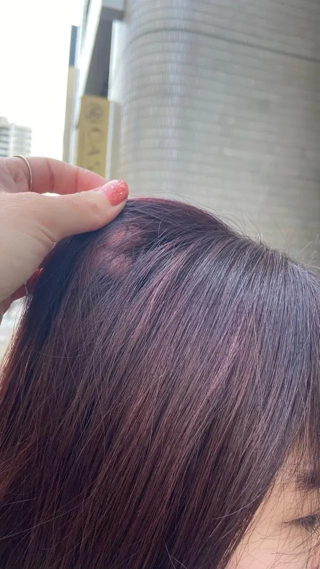 ミディアム カラー カット ヘアカラー トリートメント Sunny side 大名 RIOのヘアスタイル