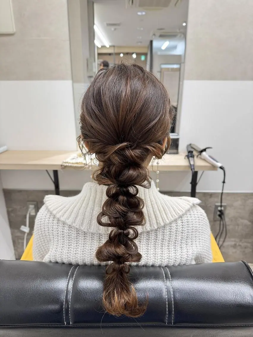 ロング ヘアセット GiseL yumaのヘアスタイル