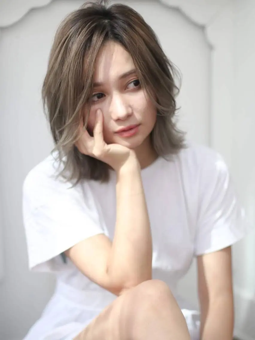 ミディアム 似合わせ大得意美容師 .Haruka.のヘアスタイル