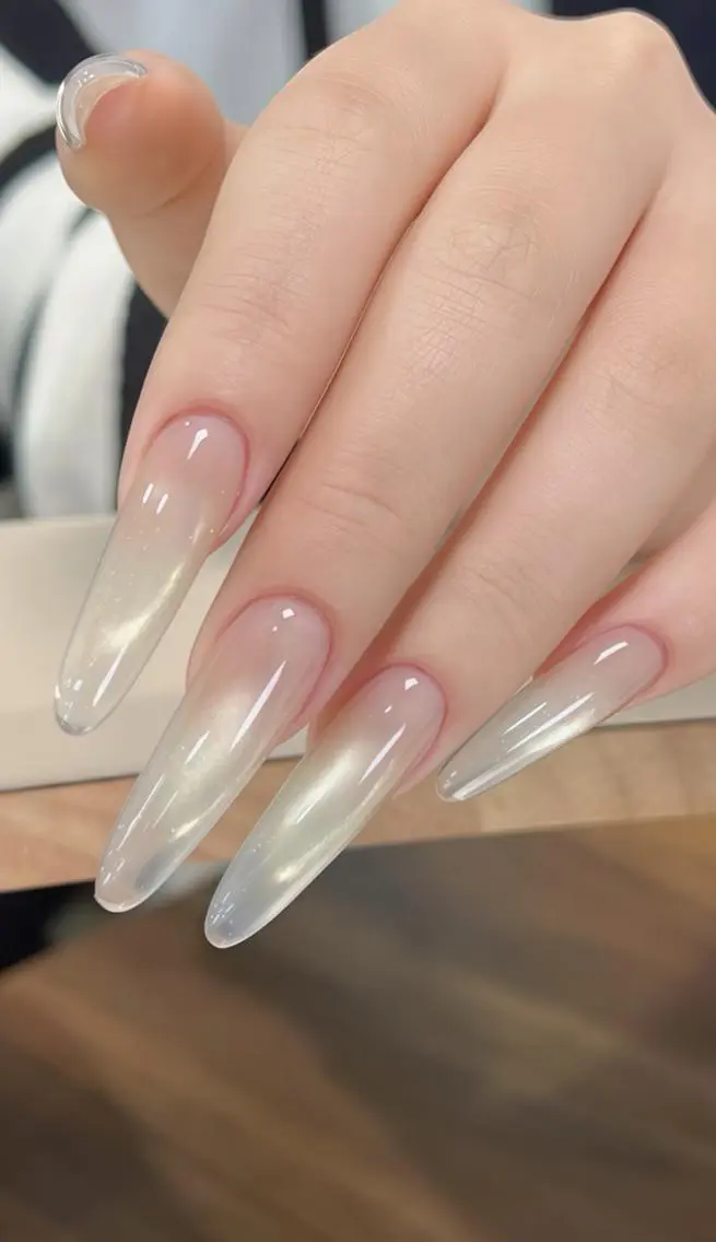 ネイル 長さ出し フレンチネイル グラデーション マグネットネイル ワンカラーネイル ハンドネイル ミサト| ネイルモデル募集中のネイルデザイン