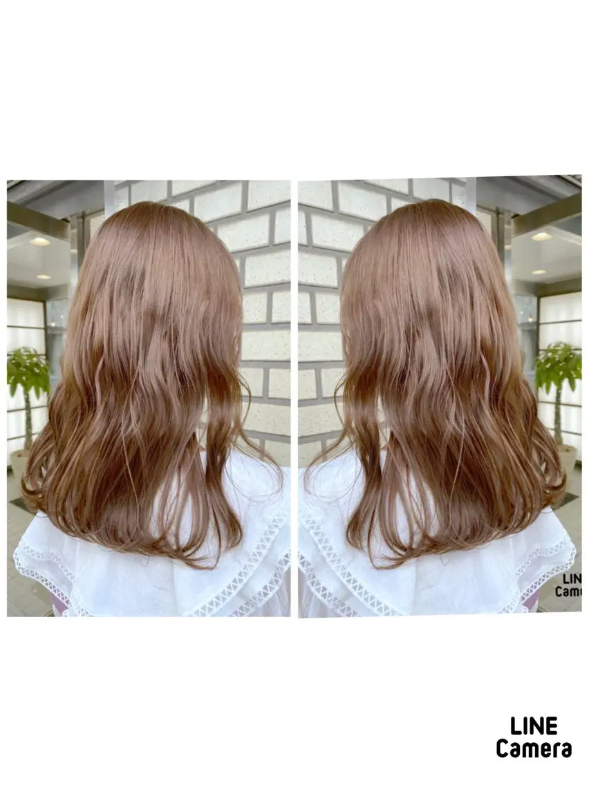 ロング カラー アッシュ ベージュカラー ヘアカラー トリートメント ブリーチ/髪質改善 🍀MASAKiのヘアスタイル