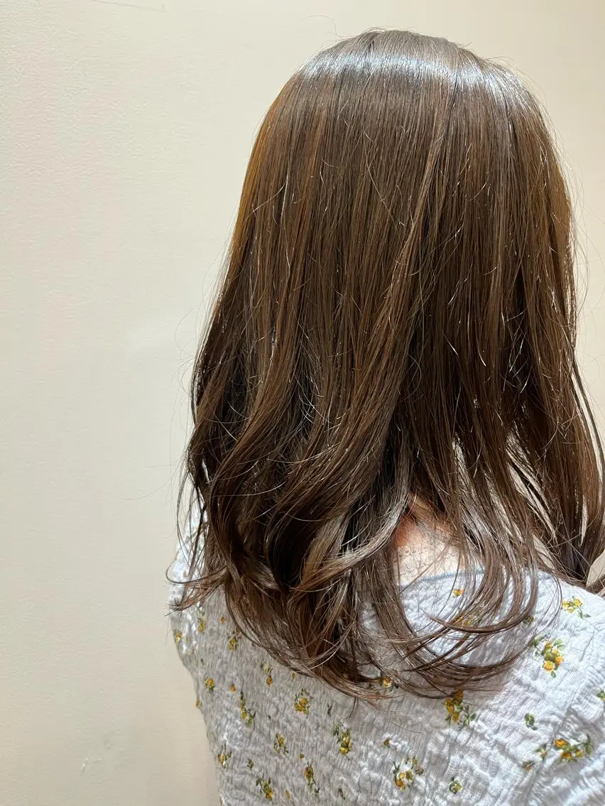 セミロング カラー ヘアカラー 門崎未依/レイヤー/ メンズカット🪿🌼のヘアスタイル