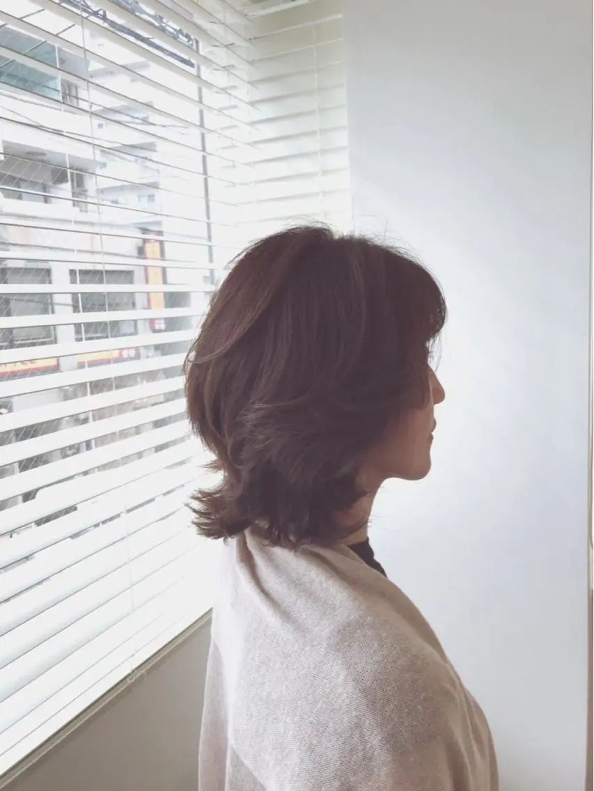 ミディアム 🌈elua yukaのヘアスタイル