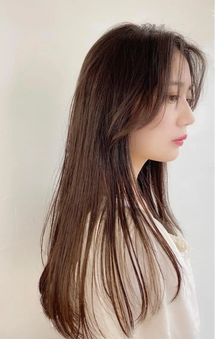 ロング カラー 🥣 hashi 🛋️のヘアスタイル