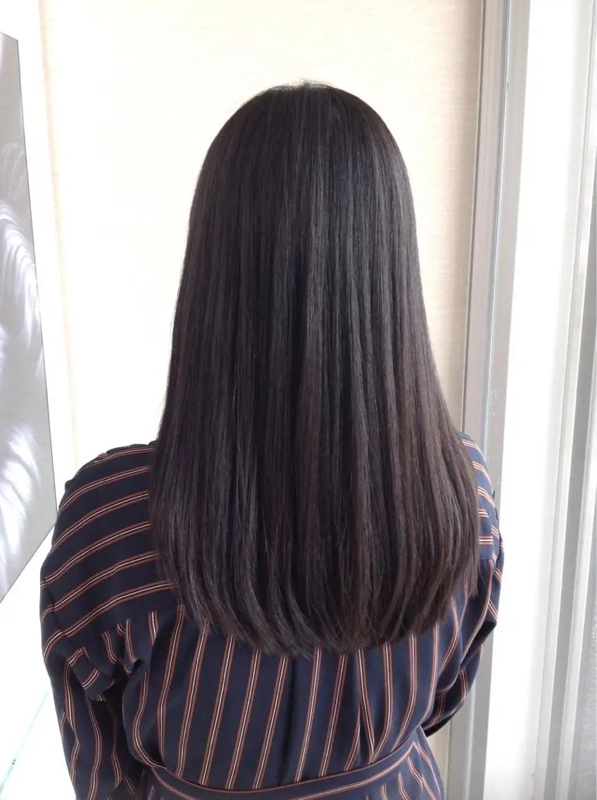 ロング パーマ くせ毛 ストレートパーマ 髪質改善縮毛矯正 美容師✂️山崎竜二のヘアスタイル
