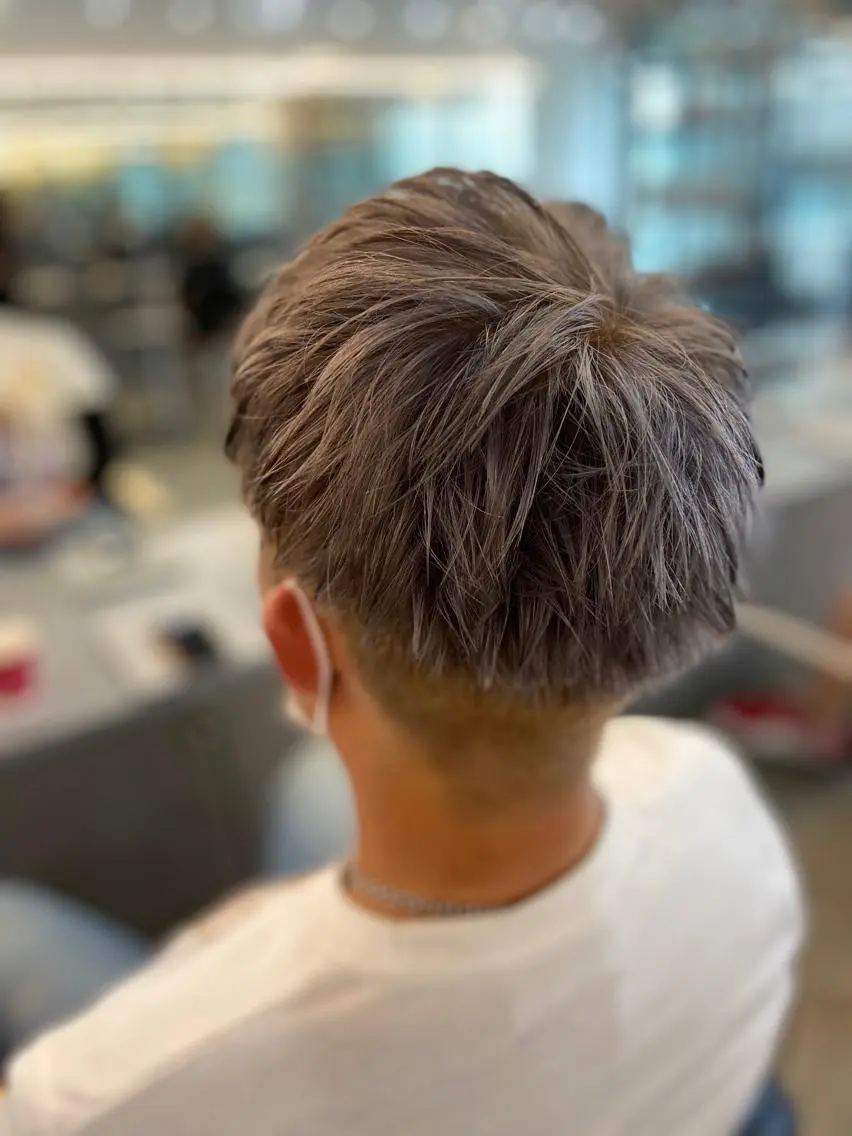 ショート カラー メンズ SAITO YUTAのヘアスタイル