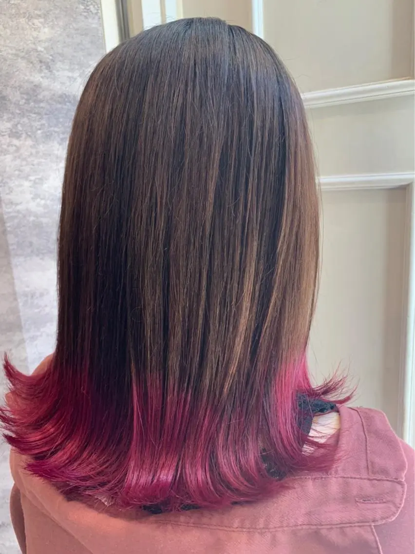 ミディアム カラー 🫟Blanco🫟 Color&Careのヘアスタイル
