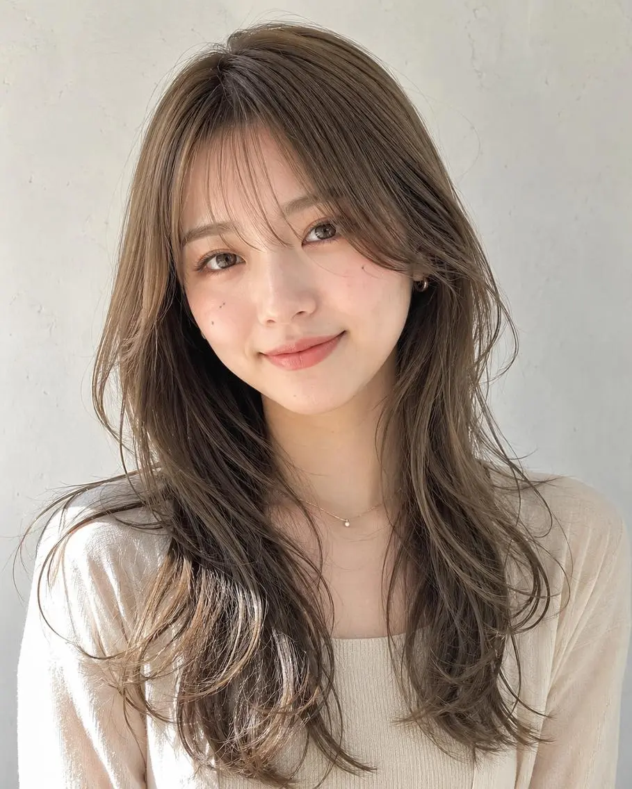 ロング カラーモデル募集☆ 山村梨香のヘアスタイル