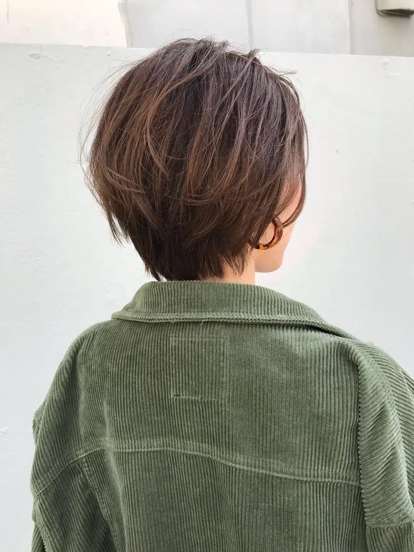 ショート カット ヘアカラー トリートメント ayane⭐️ボブ・ ショート・パーマのヘアスタイル