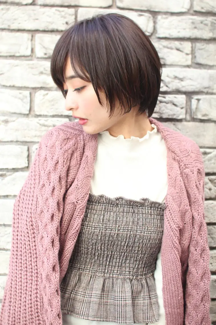 ショート カラー 羽田 ひろむのヘアスタイル