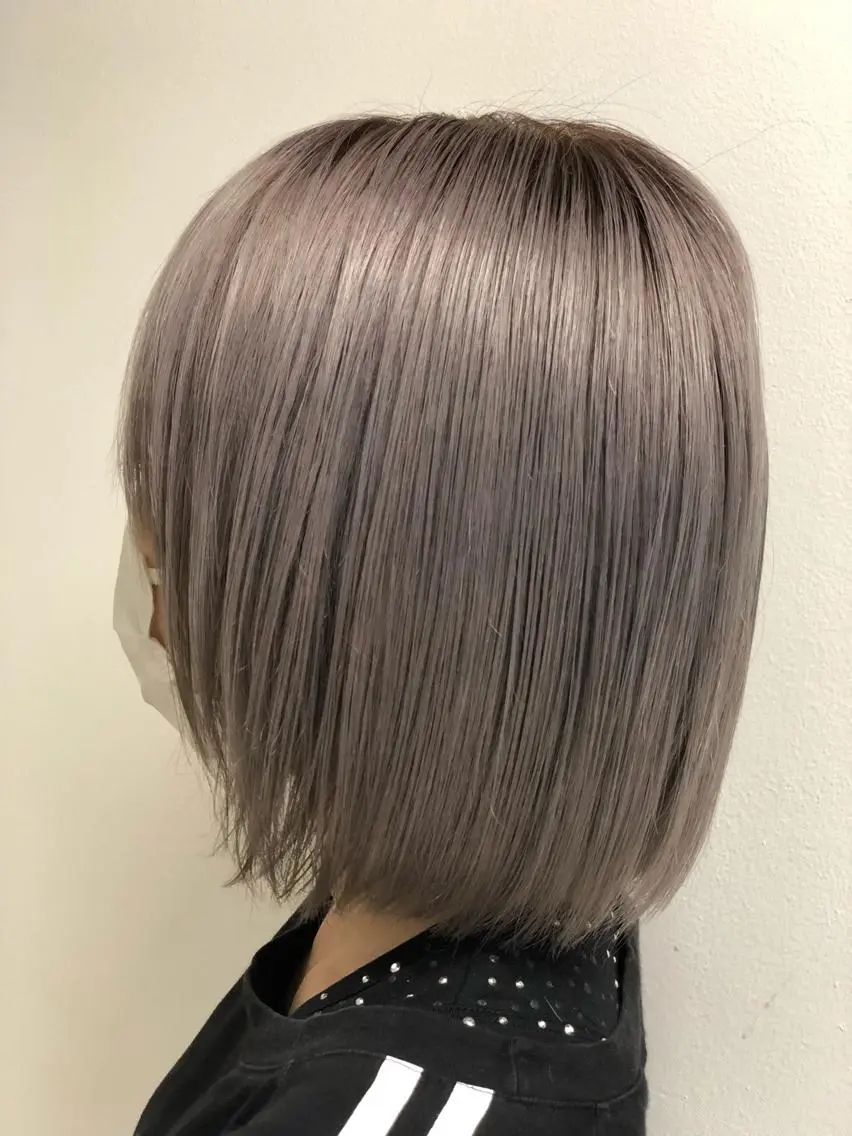 ショート カラー 髪質改善・白髪ぼかし /お悩み対応カラーのヘアスタイル