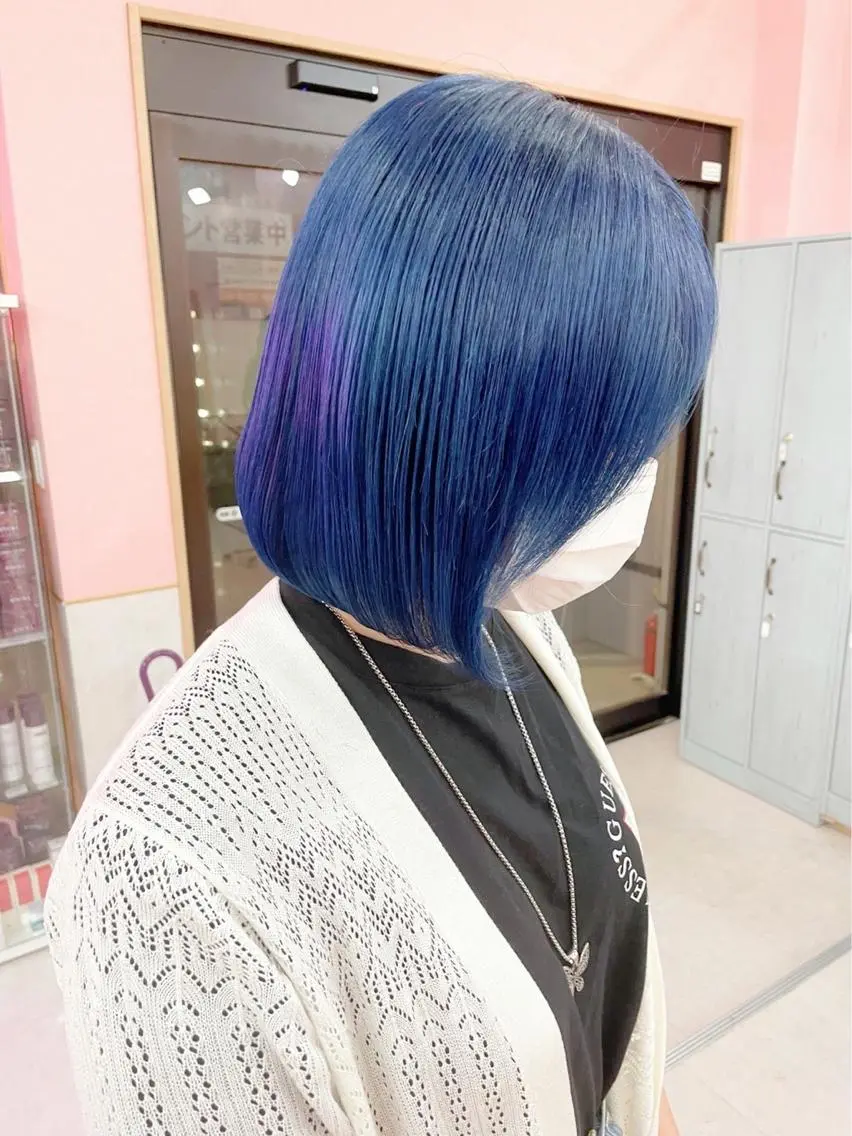 ショート カラー ブリーチ ハイトーンカラー ショートヘア 【毎朝セット3分】 メンズパーマ　真人のヘアスタイル