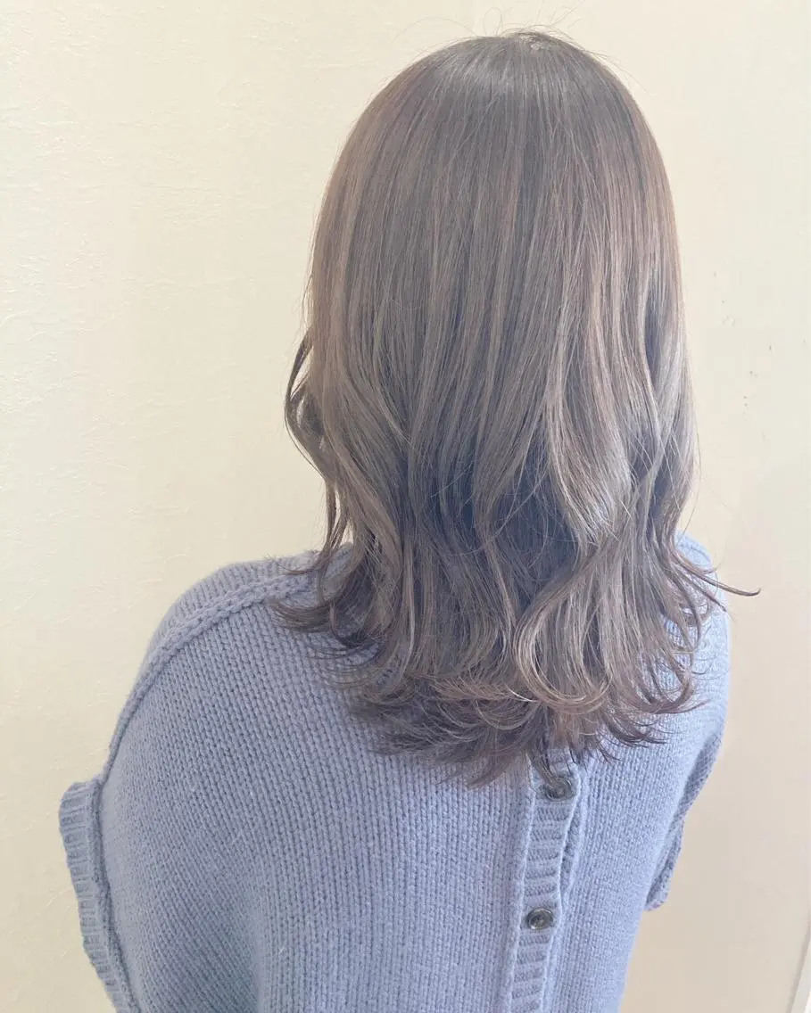 ミディアム カラー 店長 ✂️ムラカミ キラリのヘアスタイル