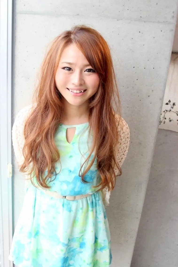 ロング パーマ デジタルパーマ 村上 貴徳のヘアスタイル