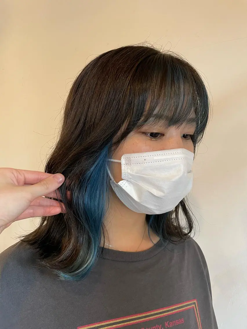 ミディアム カラー カット ヘアカラー トリートメント AKALA HAIR 西宮店　Juriのヘアスタイル