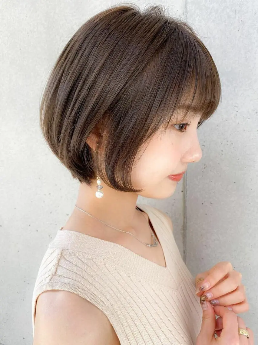 ショート カット ヘアカラー ショート特化美容師 emiwoのヘアスタイル