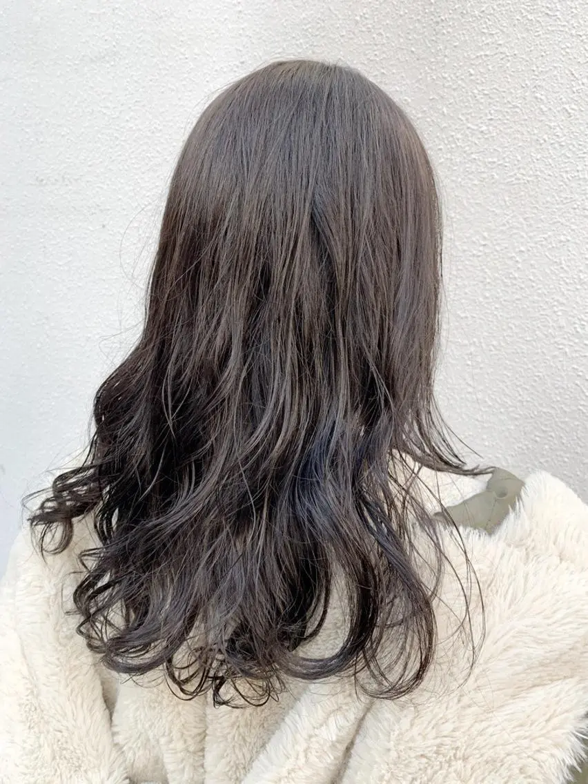 セミロング カラー パーマ カット ヘアカラー トリートメント レイヤー/髪質改善 /艶カラー/SAKIのヘアスタイル