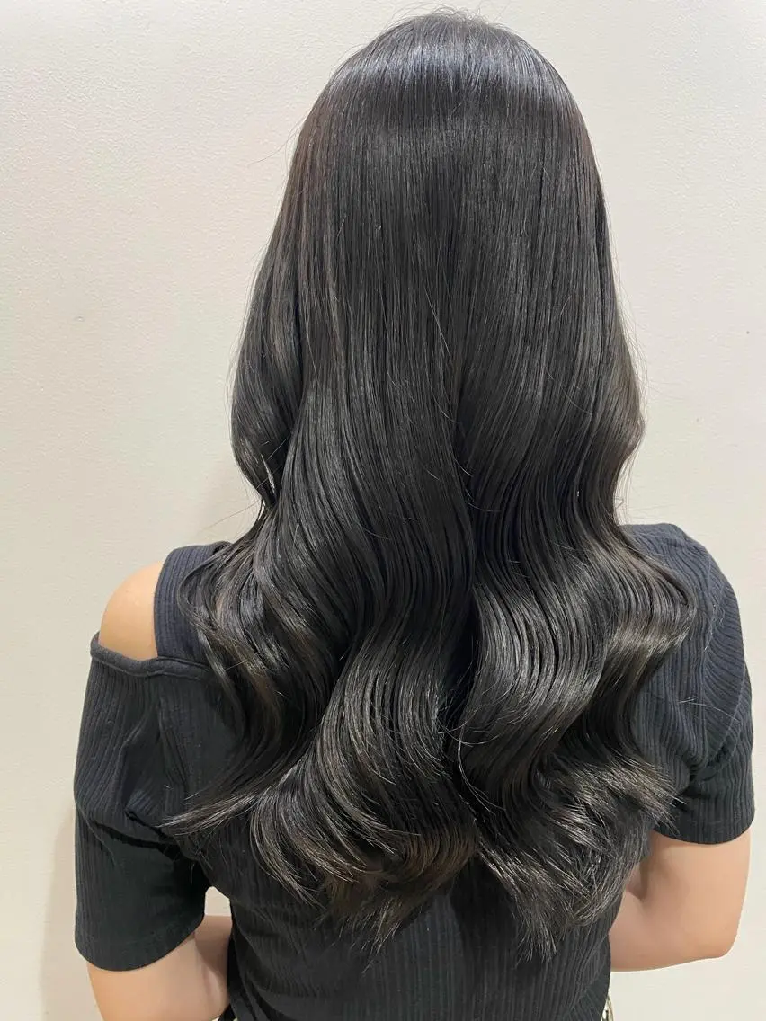 ロング カラー カット ヘアカラー トリートメント ヘアセット ✨髪質改善特化サロン ✨alushe✨のヘアスタイル