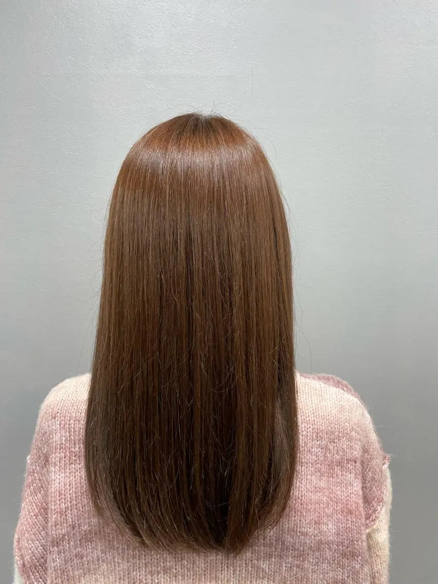 ロング カラー ブラウンカラー 坪井 拓海のヘアスタイル