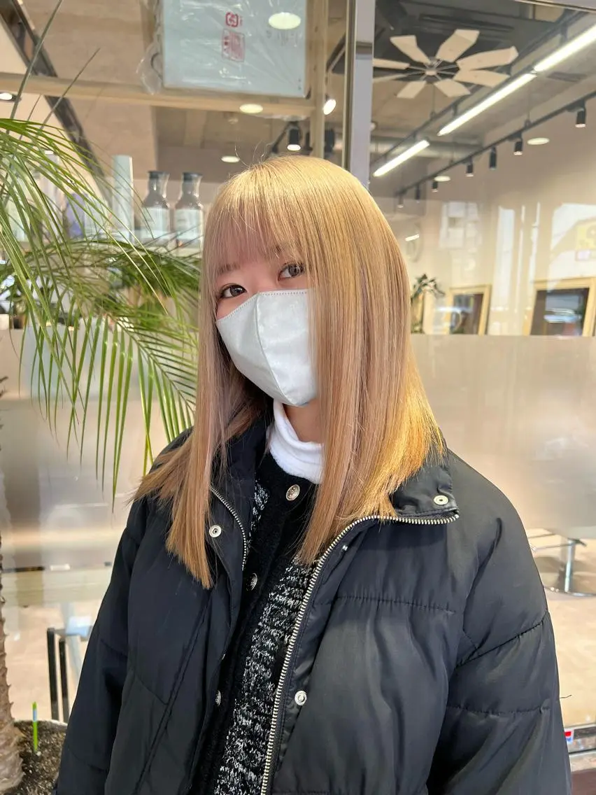 セミロング カラー カット ヘアカラー トリートメント 🍀お悩み改善憧れの 美髪　小林風雅のヘアスタイル