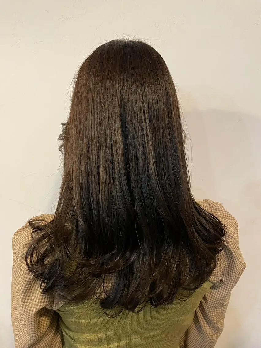 ロング カラー カット ヘアカラー トリートメント AKALA HAIR 西宮店 Juriのヘアスタイル