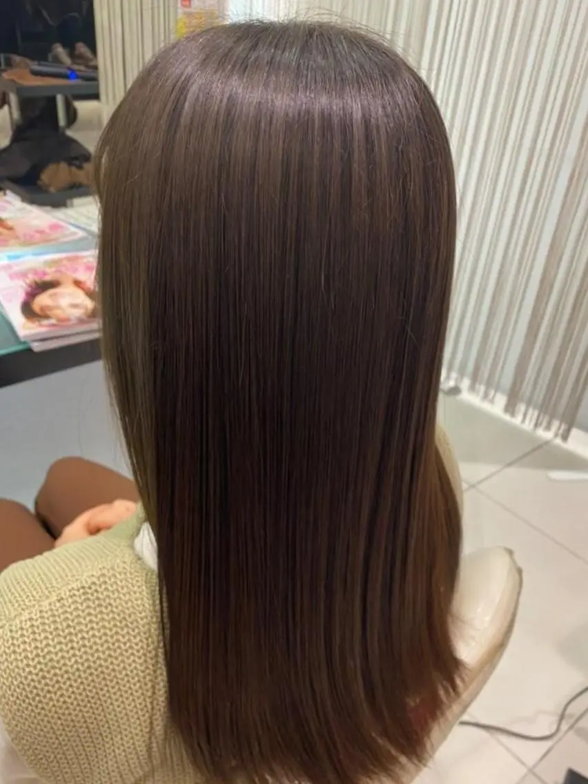 ロング 縮毛矯正 トリートメント ✨技術講師.艶髪✨ ✂︎佐久間✂︎のヘアスタイル