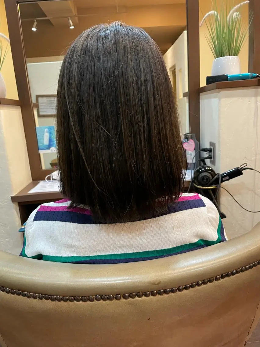 ミディアム 似合わせ/たにざわ しんごう≫南草津のヘアスタイル