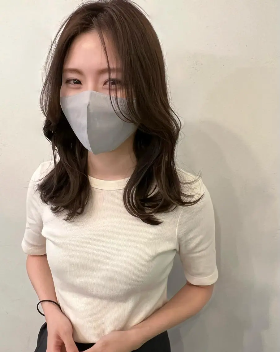 ミディアム 🍃透明感スタイル yu-ka🍃のヘアスタイル
