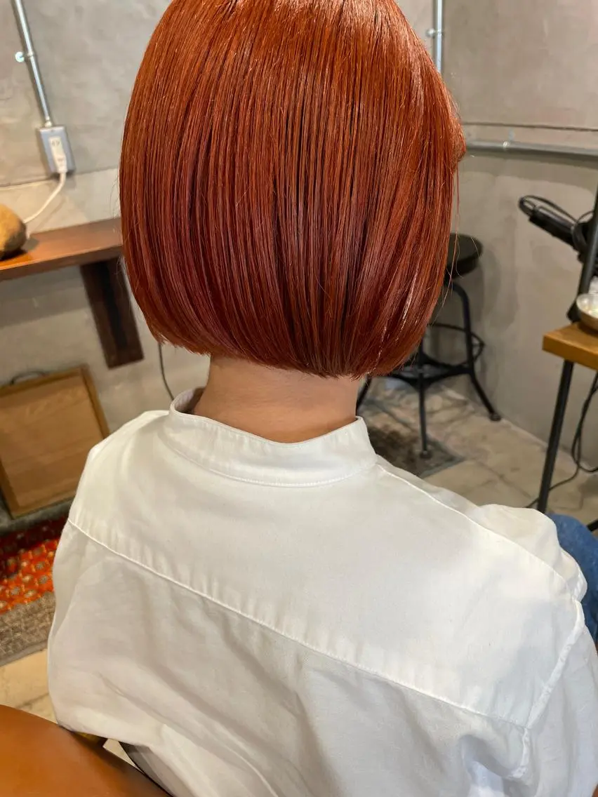 ショート カット ヘアカラー トリートメント ayane⭐️ボブ・ ショート・パーマのヘアスタイル