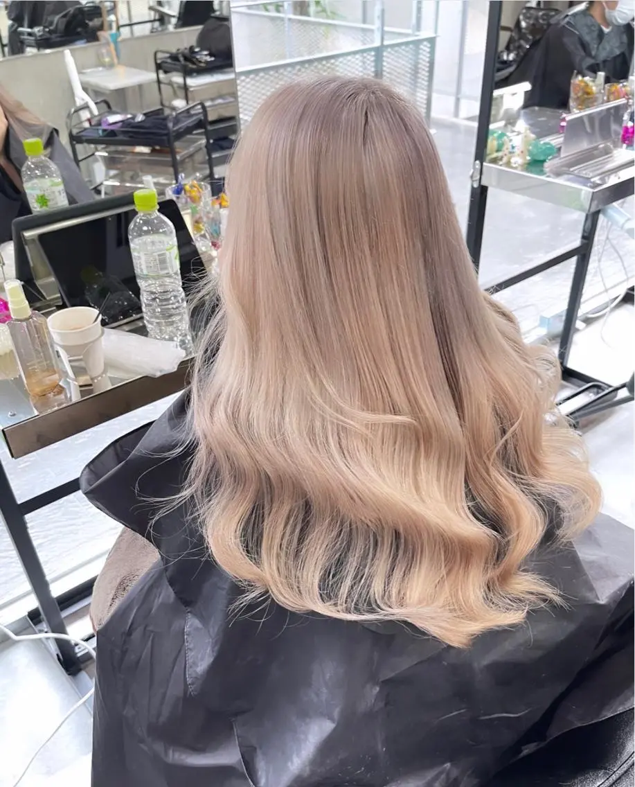 セミロング エクステ Lavy Kyoto エクステのヘアスタイル