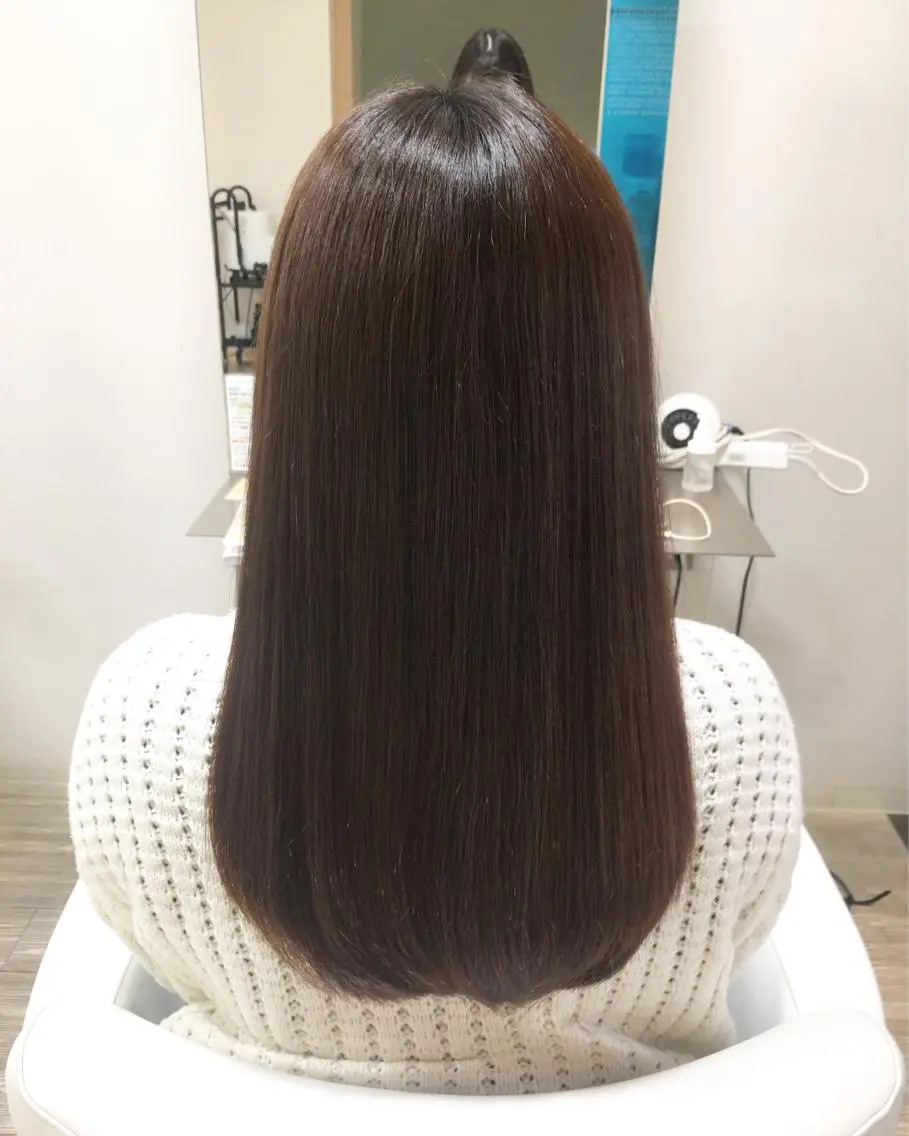 ロング カラー カット ヘアカラー トリートメント NATSUKI💟 EARTH二俣川のヘアスタイル