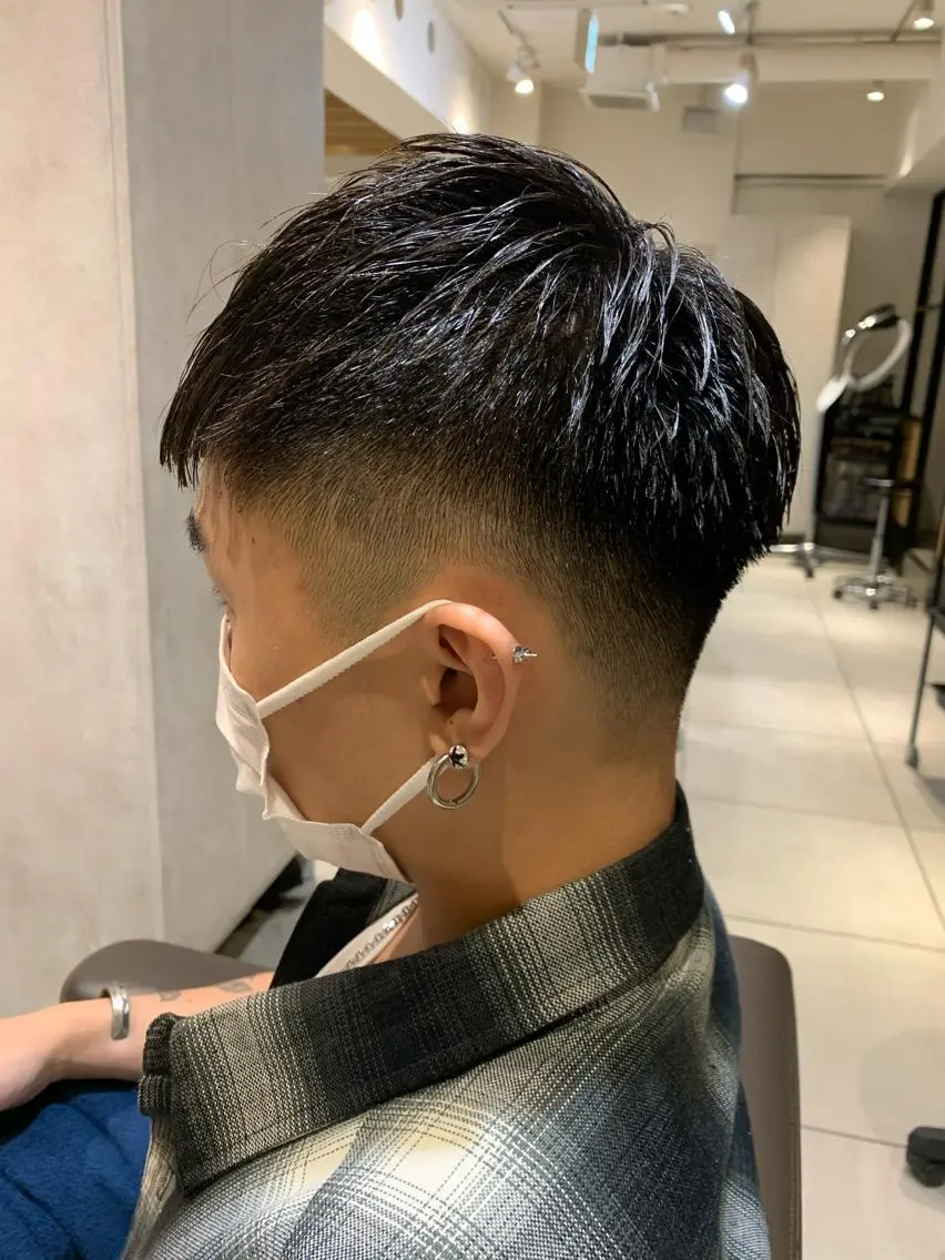 ショート メンズ フェードカット 美髪✖️似合わせ 🌻ヒトミのヘアスタイル