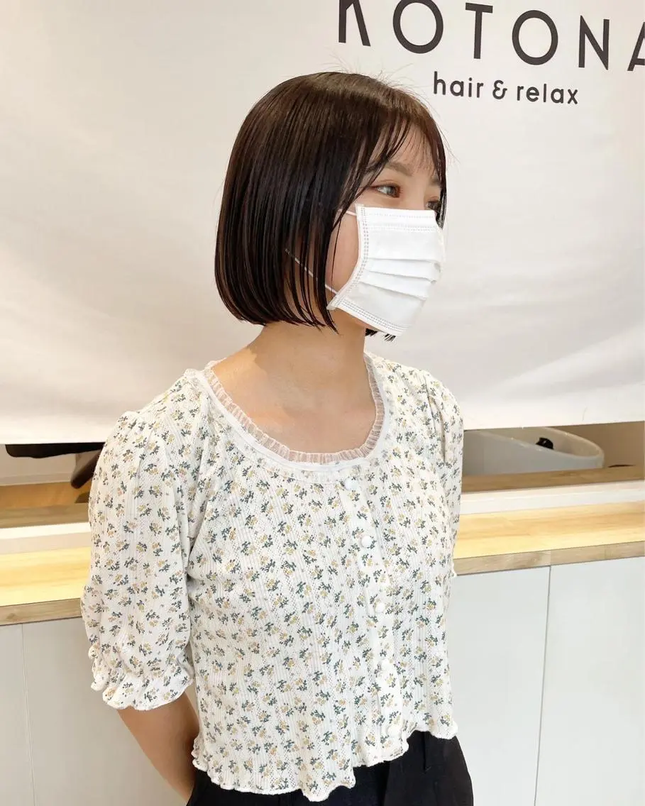 ミディアム カット トリートメント 🫧顔周りカット 🫧樫村優香のヘアスタイル
